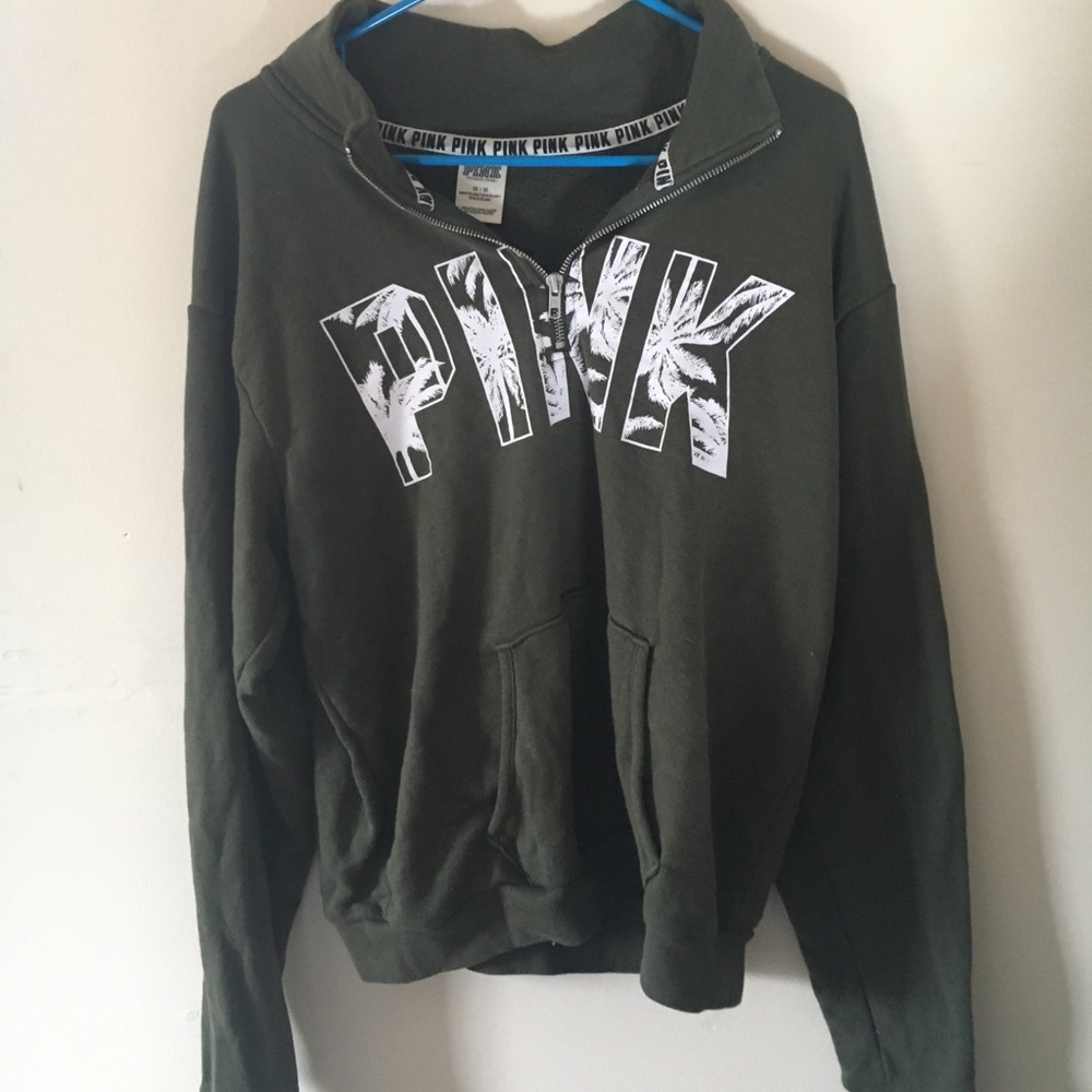 Victoria Secret PINK Quarter Zip Sweatshirt